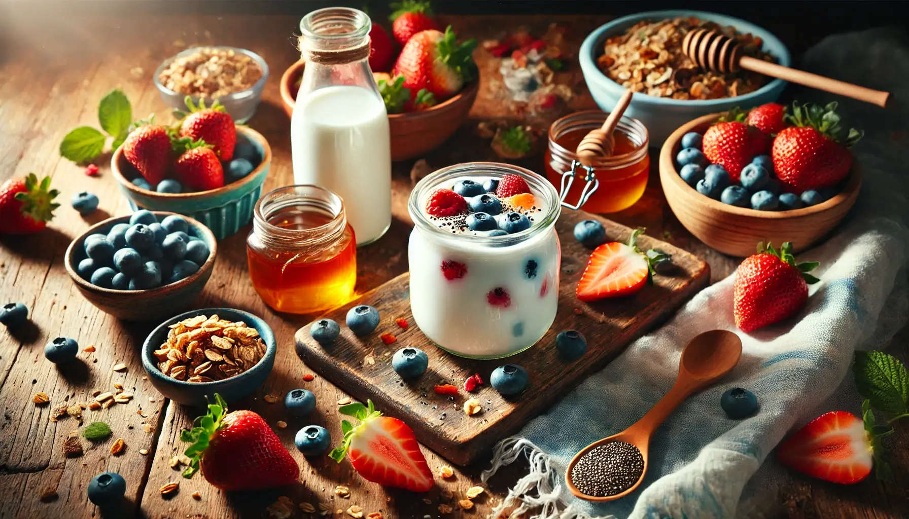 Receita Fitness iogurte caseiro