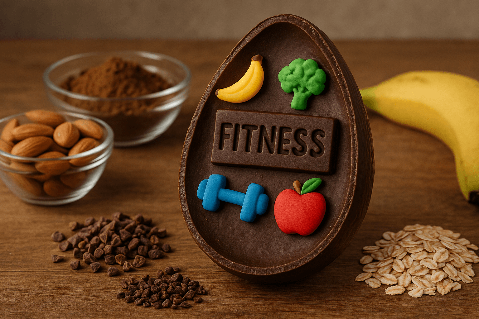 ovo de chocolate fitness