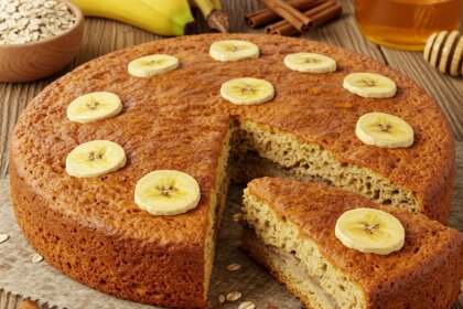 Bolo Diet de Banana: Receita fitness sem farinha e açúcar