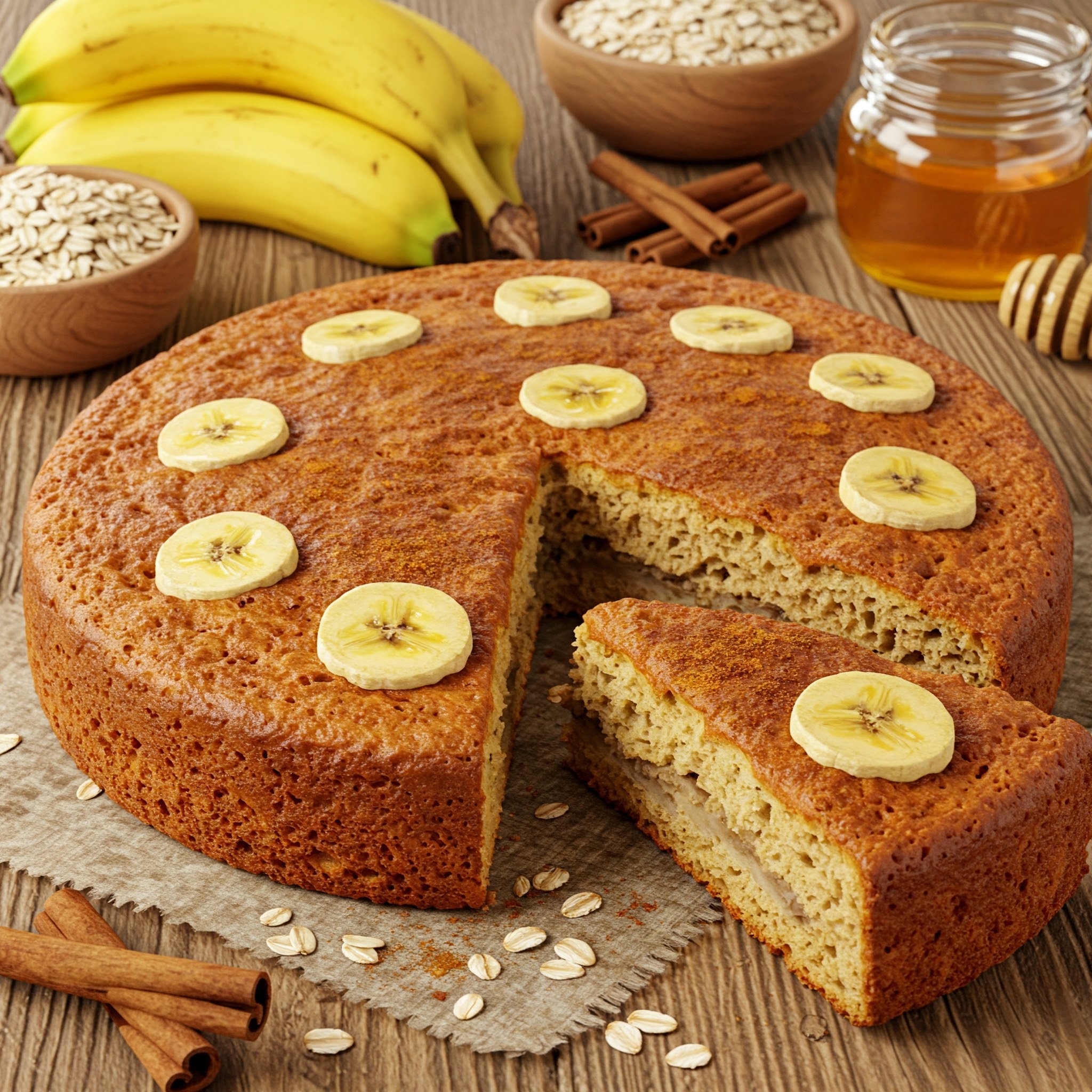 Bolo Diet de Banana: Receita fitness sem farinha e açúcar