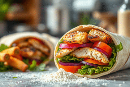 Receita Wrap de Frango com Whey Protein: O Segredo do Chef para o Sabor e a Força!