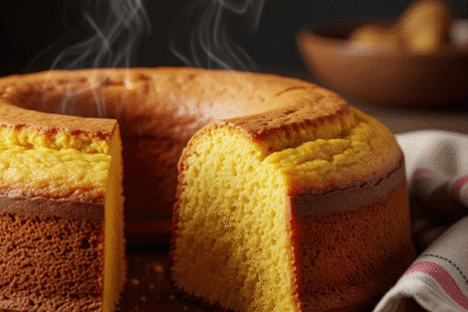 Bolo de Fubá para sua dieta fitness