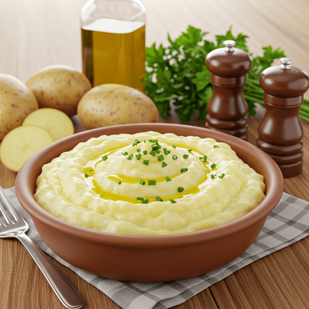 Receita de purê de batata light