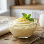 mousse de limão fitness