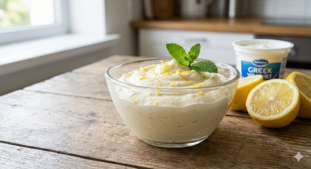 Mousse de Limão Proteica (Sem Leite Condensado)