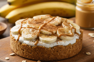 Torta Doce Fitness: "Banoffee" Saudável