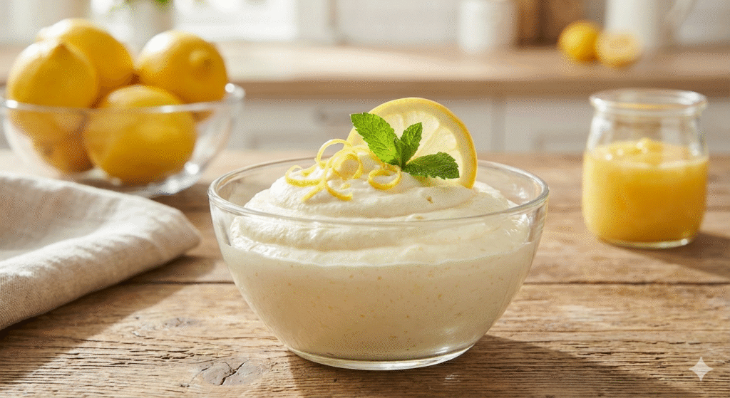 Mousse de Limão fitness