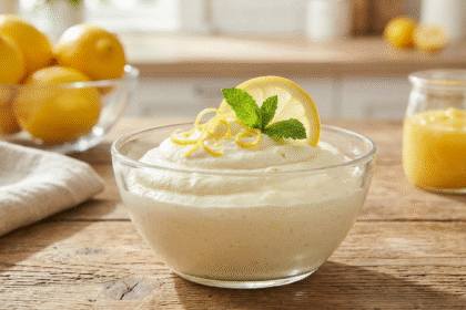 Mousse de Limão fitness